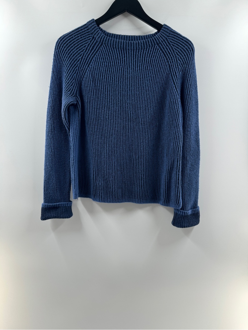 Talbots Blue Ribbed Knit Sweater – Women's Medium